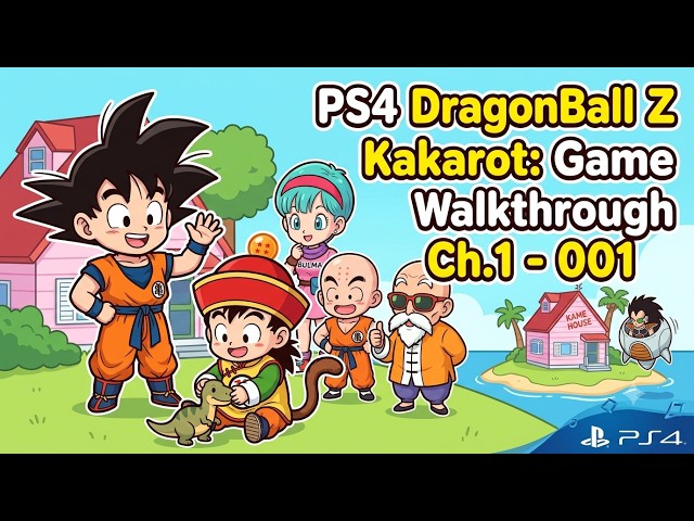 PS4] 🐉 Dragon Ball Z Kakarot Part 1 - Goku & Gohan's Big