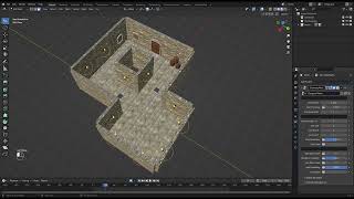 Geometry Nodes - Dungeon maker