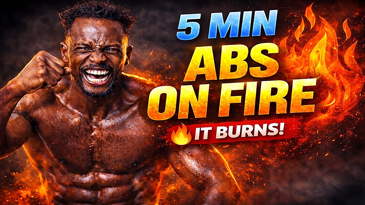 5 Minutes Ultimate Abs workout - no équipment - burn