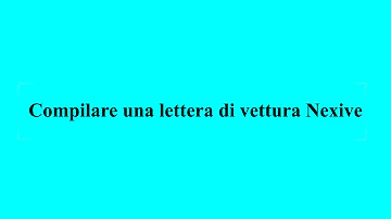 Come mettersi in contatto con Nexive?