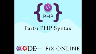 Part 01 PHP Syntax
