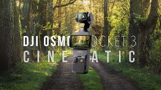 DJI Osmo Pocket 3 - Can you get CINEMATIC footage?