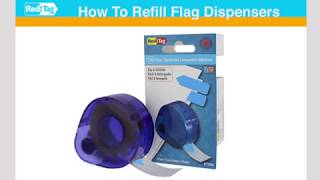 How to refill your Redi-Tag® page flag roll dispensers