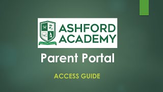 Ashford Academy Parent Portal Login Guide Video screenshot 1