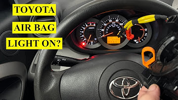 Toyota RAV4 / Camry Airbag Light On? Replace Clock Spring Fast & Easy!