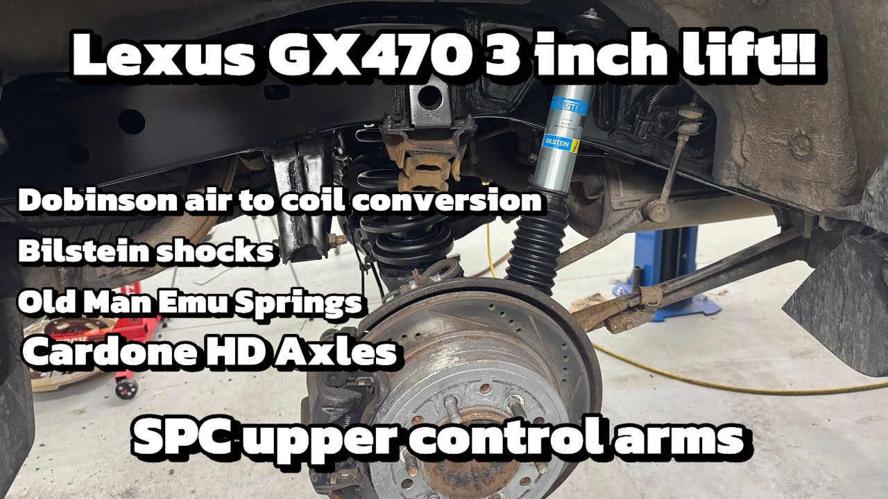 We lift our GX470 with the Yotamafia Old Man Emu/Bilstein lift kit!!