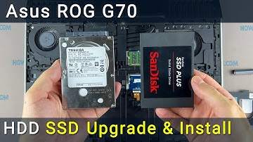 Asus ROG G70 Upgrade: Easy HDD Removal and SSD Installation Tutorial