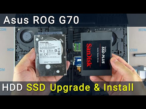 Asus ROG G70 Upgrade: Easy HDD Removal and SSD Installation Tutorial