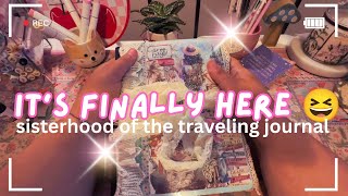 IT’S FINALLY HERE 😆| UNBOX MY TRAVELING JOURNAL WITH ME | Sisterhood of the traveling journal 