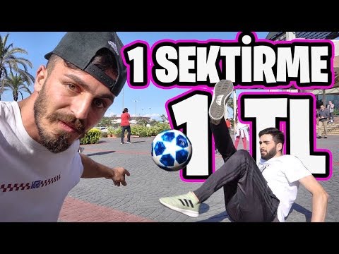 SOKAKTA PARA DAĞITMA YARIŞMASI 1 SEKTİRMEYE 1 TL! - SOKAKTA PARA DAĞITMA YARIŞMASI 1 SEKTİRMEYE 1 TL!