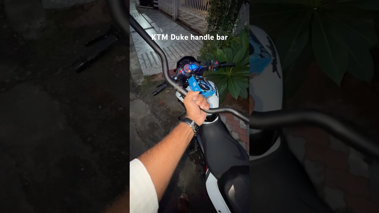Part 1:- KTM Duke handlebar on NS200? 👀 Stay tuned 