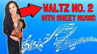 Waltz No. 2 From Jazz Suite by Dmitri Shostakovich With Violin Sheet Music