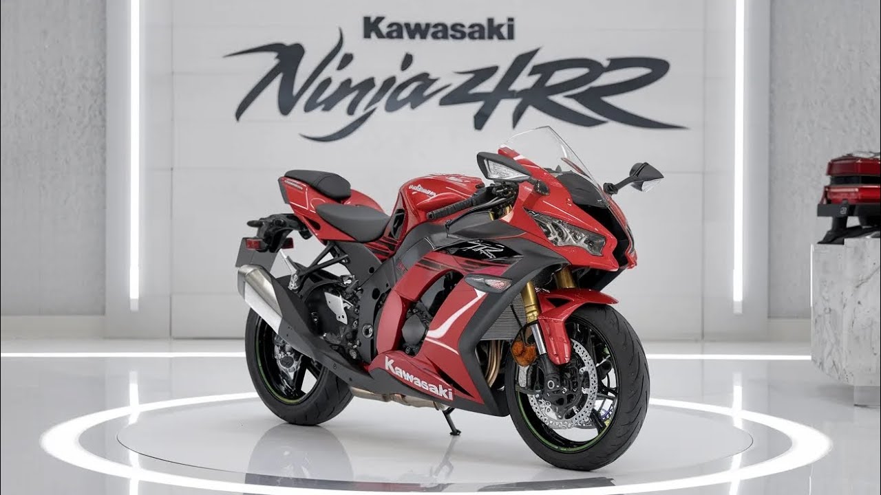 Наконец-то состоялся запуск Kawasaki ZX-4RR 2026 года – безумие рядных четырехцилиндровых двигате...