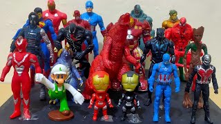 Captain America, Iron Man, Ant Man, Luigi, Aquaman, Super hero, Superman, Cyborg,Godzilla Fire,kaiju