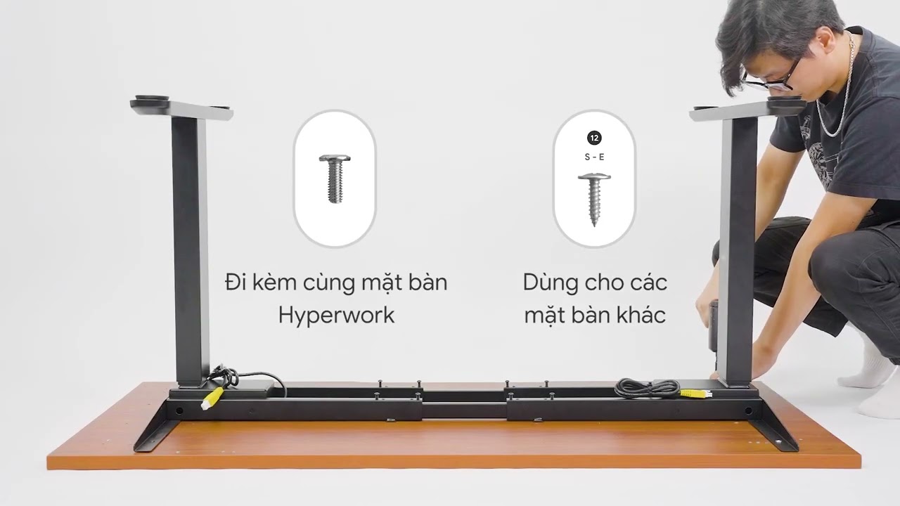 Khung bàn nâng hạ HyperWork Apex