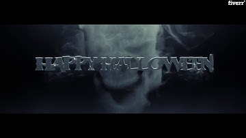 Do dark scary horror halloween skull intro video - Best Intros & Outros service