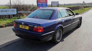 BMW E38 750i With Soft Limiter Revs And Exhaust Sound!! screenshot 5