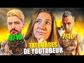 Je devine et juge les tatouages de youtubeur  je vous dvoile aussi les miens 