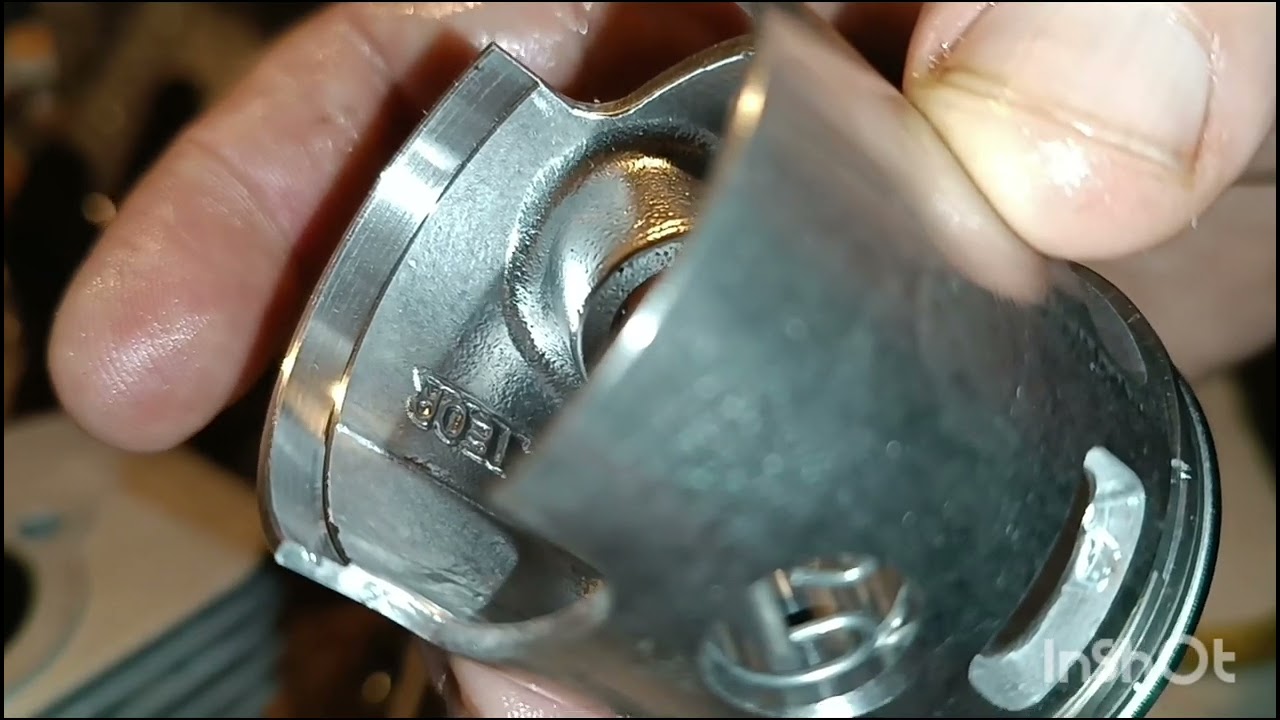 Athena 75, montaggio pistone e cilindro. Piaggio ciao, si, bravo, boxer e Gilera CBA.