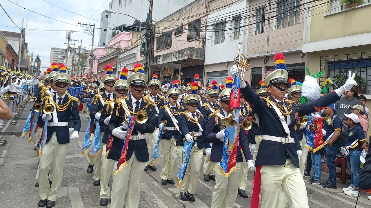 Banda Liceo Guatemala - Desfile colegio San Sebastian 2025  🇹🇩🦁