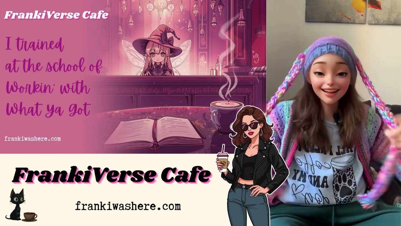 Fiber Arts NeuroDivergent Style | Ambient Companionship | FrankiVerse Cafe Tiktok Live Replay