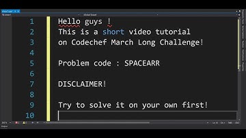 Space Array | CodeChef March Long Challenge | Additional test case |