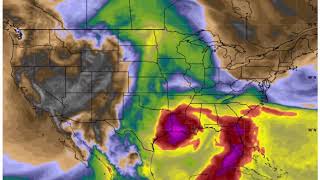 GFS Precipitable Water from Cristobal