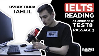 CAMBRIDGE IELTS 12 TEST 8 PASSAGE 1 | READING PRACTICE | TAHLIL