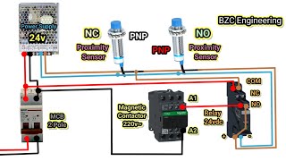 3 wire proximity sensor wiring diagram|PNP NPN Sensor Testing| 3 Wire Sensor Testing #wiring 