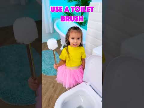 Home Sparkle Adventures with Little Miss! ✨🏡🧹 #Shorts #Kids #DIYFun