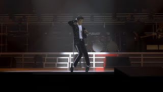 Michael Jackson - Billie Jean - CGI Animation - Wembley Stadium Bad Tour Live 1988