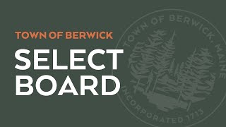 Select Board Meeting - April 21, 2026