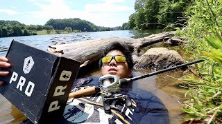 Physically EXTREME 5Lake Fishing Challenge!!! (95 Degress + Heat Stroke + NO Car)