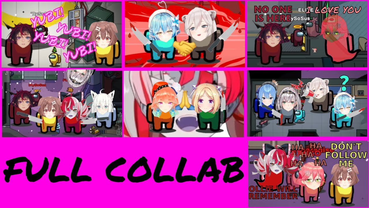 Holo Among Us Full Collab (Multi POV) [Hololive]