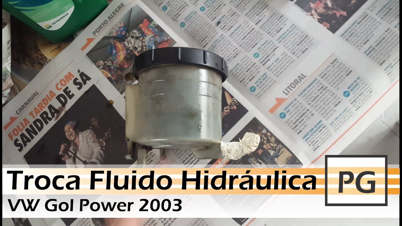 Troca fluido direção hidráulica - Gol Power 2003