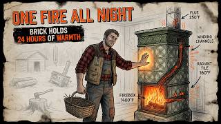 Your Wood Stove Wastes 80% of Its Heat — The German Kachelofen Fix That Lasts All Night