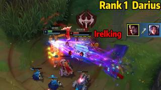 Rank 1 Darius VS Rank 1 Irelia IRELKING in KR High Elo!
