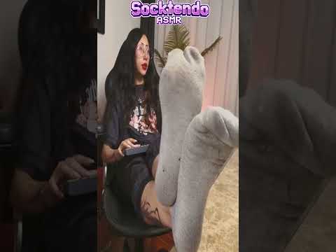 Just Relaxing With Socks 🧦 | Sock ASMR #shorts
