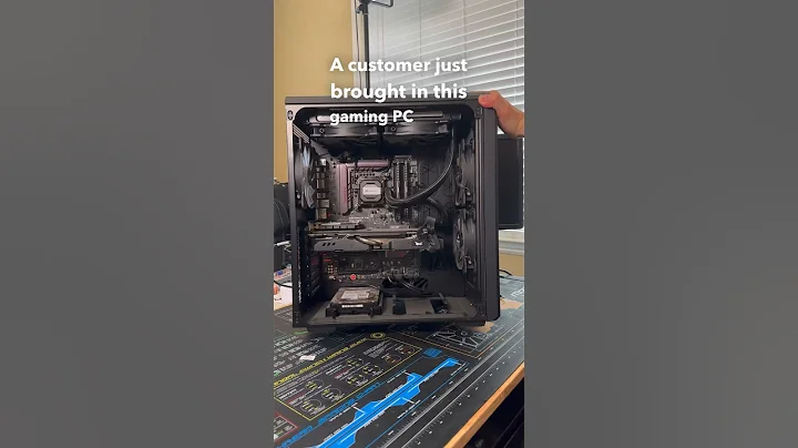 NO DISPLAY?!? Gaming PC Repair! #shorts #pcrepair #pc #pcgaming