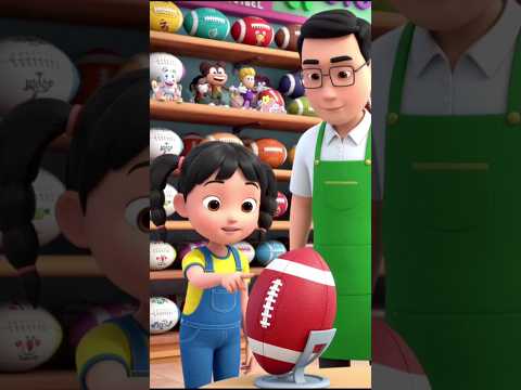 Learn English at the Football Shop #shorts #cartoon #animation