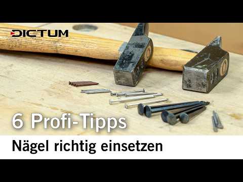 Nägel richtig einsetzen: 6 Profi-Tipps gegen schiefe Nägel & splitterndes Holz