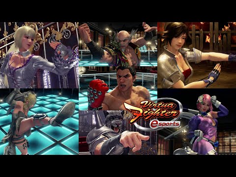 全19キャラ 鉄拳7 コラボパック 衣装 DLC バーチャファイター esports【Virtua Fighter】 - YouTube