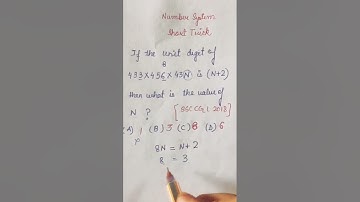 #Unit Digit Concept#Number System#short trick#Government exams#rrb,Bank,SSCCGL etc#short#shorts