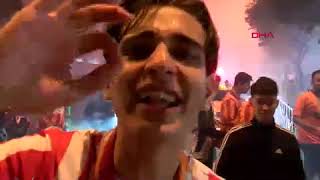 Galatasarayın Şampiyonluğu Manisada Coşkuyla Kutlandı