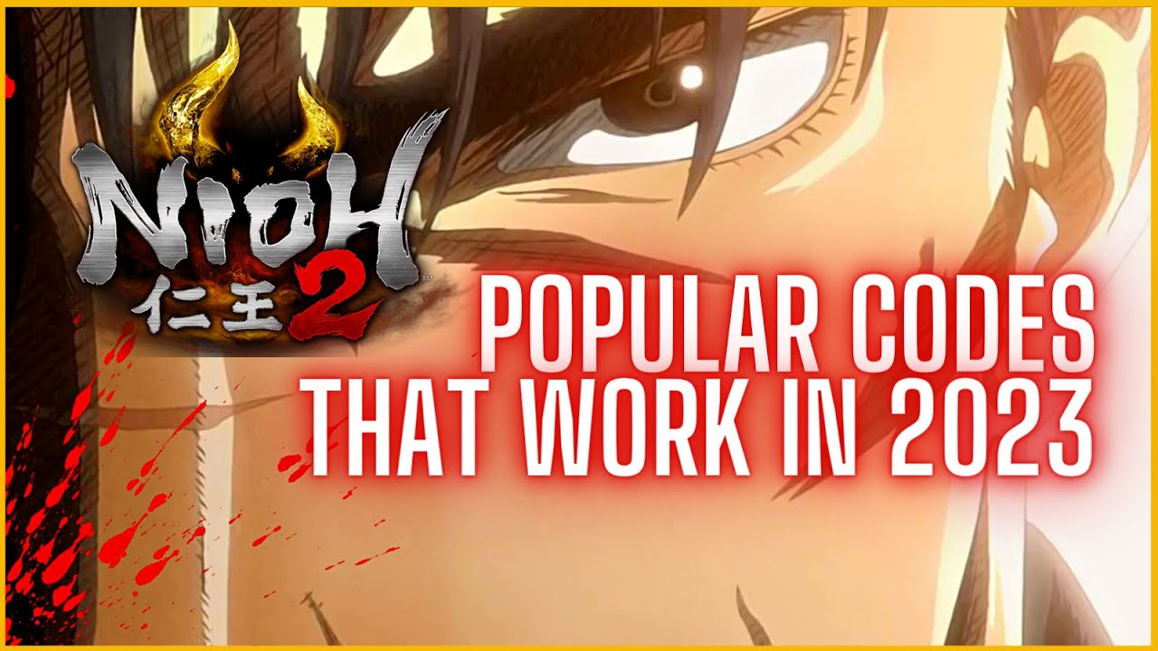 Nioh 2 character codes new updated codes 2023 youtube