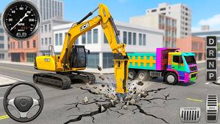 JCB Road Construction Game 3D 🚜 Heavy Excavator Gameplay screenshot 3