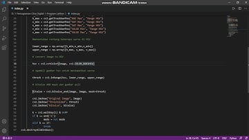 Tutorial Pembuatan Deteksi Warna Pada Gambar Mengunakan OpenCV