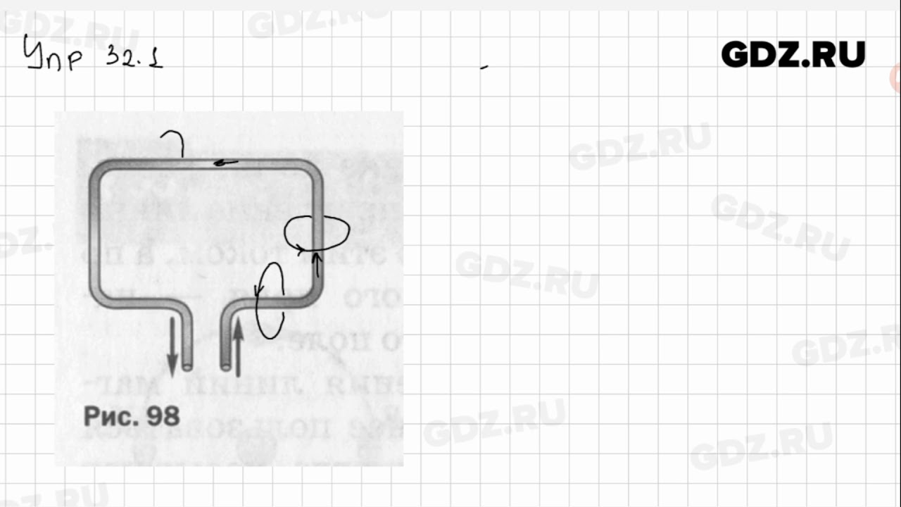 Упр 32.1 - Физика 9 класс Пёрышкин - YouTube