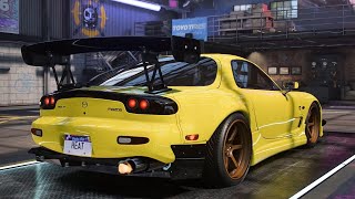 Initial D Need For Speed Heat Keisuke Takahashi S Fd3s Drift Run Mazda Rx7 Spirit R Custom Build Youtube