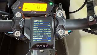 How to use the Torp full color display